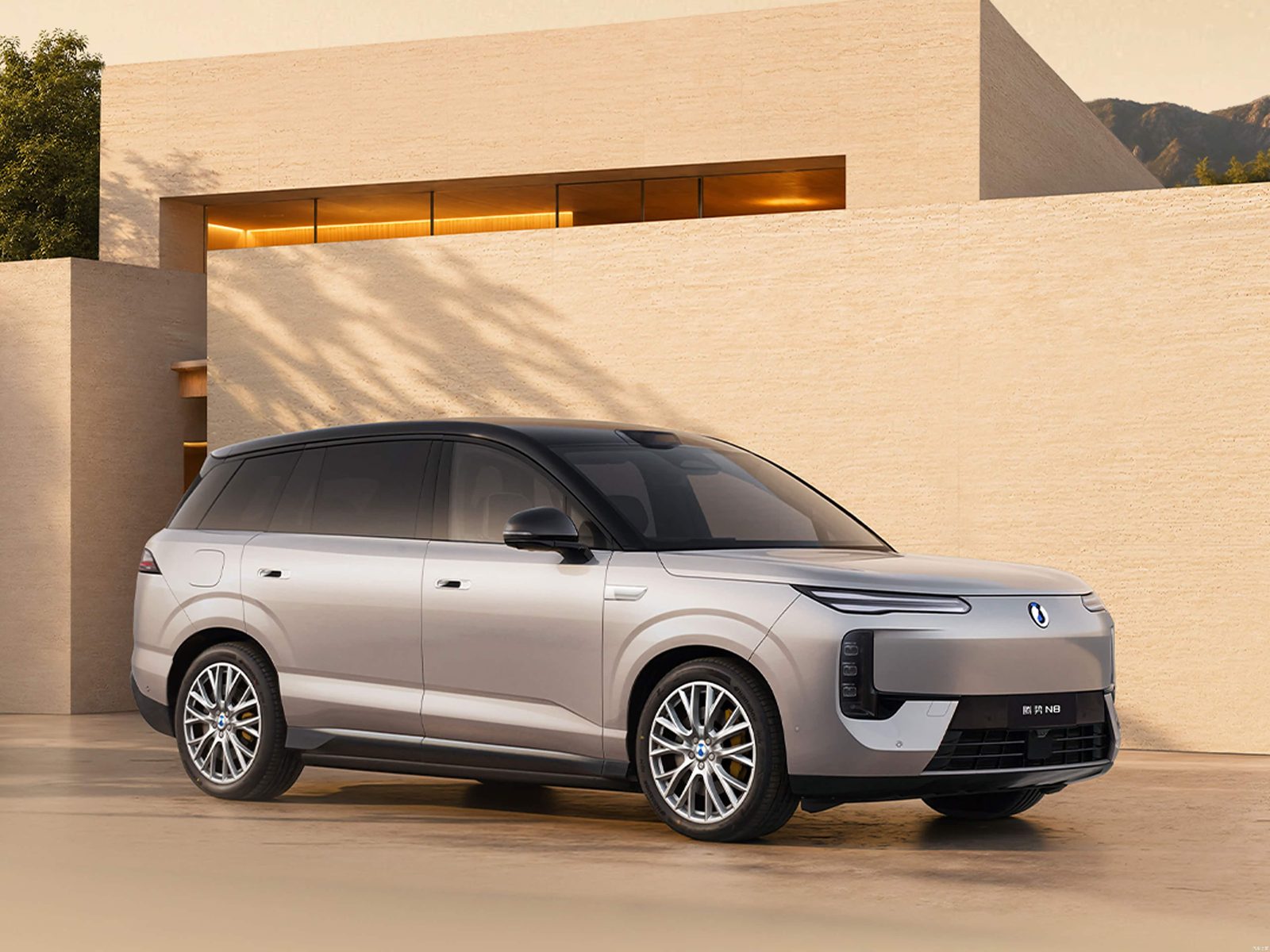 Denza N8 EV - exterior, rear three-quarter view, china_reference market