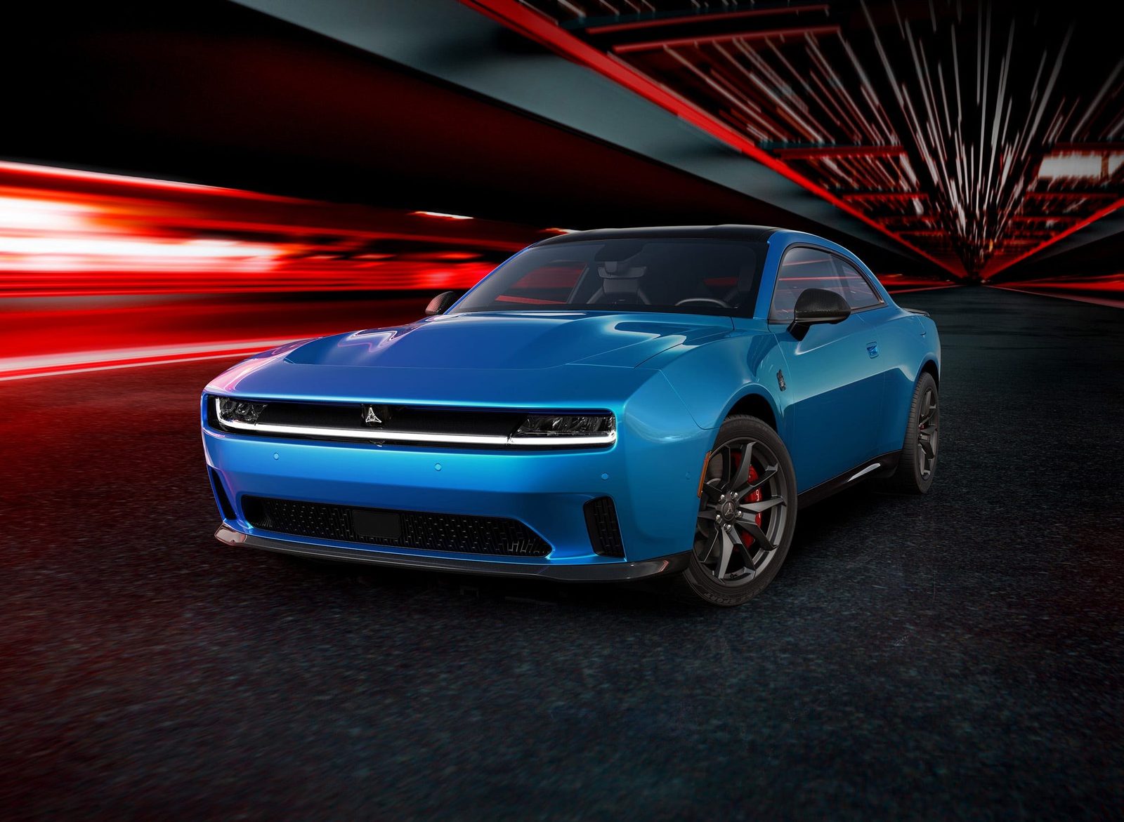 Dodge Charger Daytona 2024 — главное фото модели, экстерьер, front 3q hero, рынок editorial reference