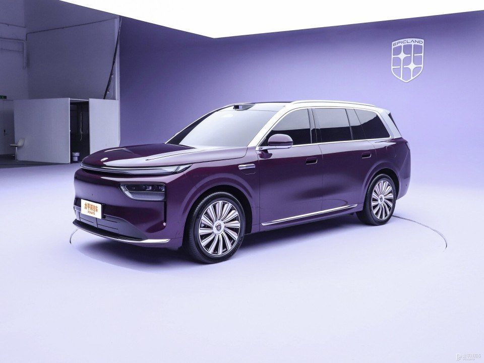Dongfeng Yijing X9 EREV 2026 - main model photo, exterior, front three-quarter view, China pre-sale/watchlist market