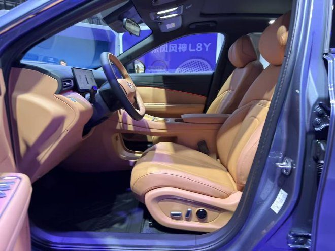 Dongfeng Fengshen L8Y EV - interior, front seats, China market