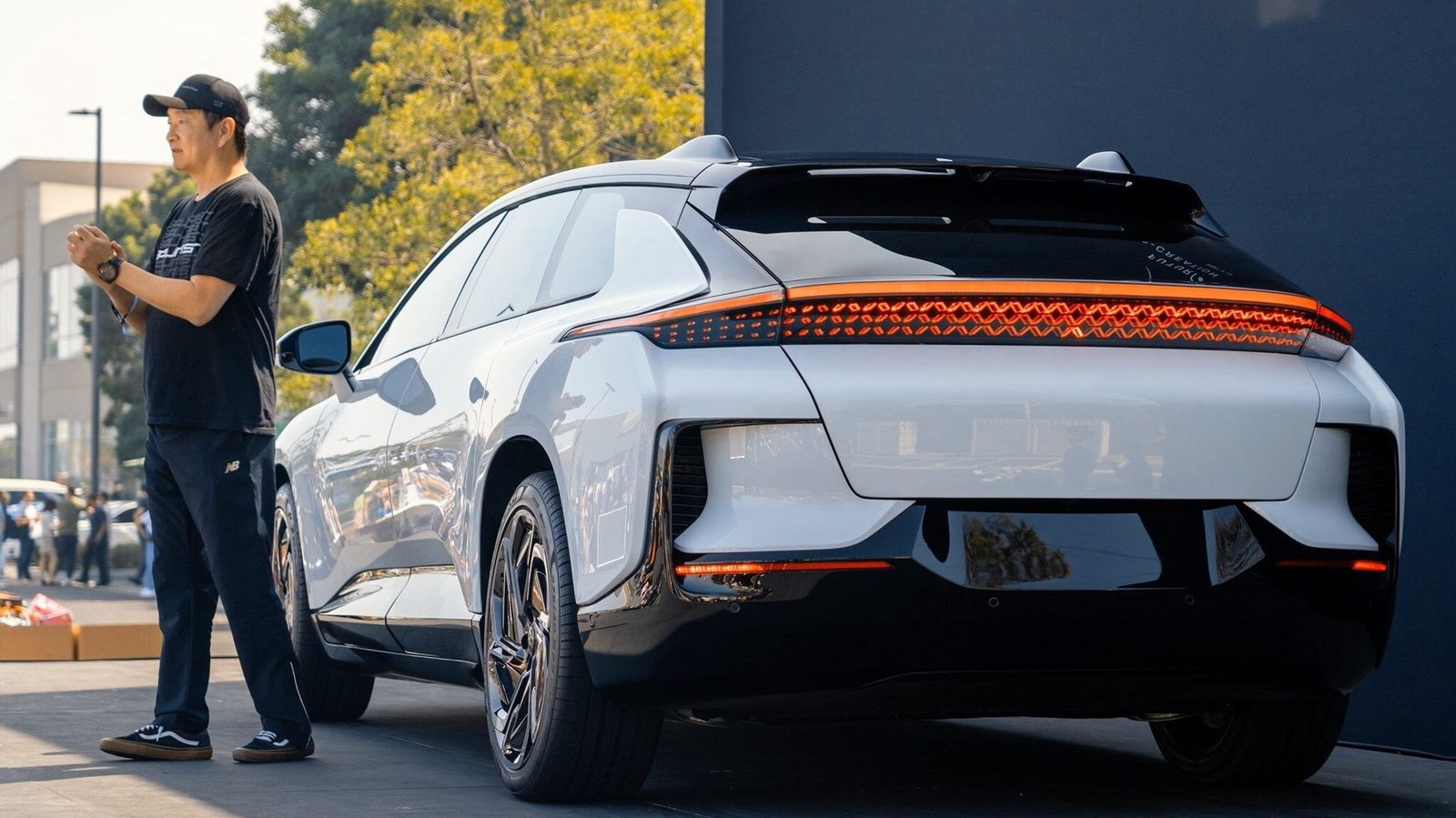Faraday Future FF 91 2.0 2023 - exterior, rear three quarter event, external reference market