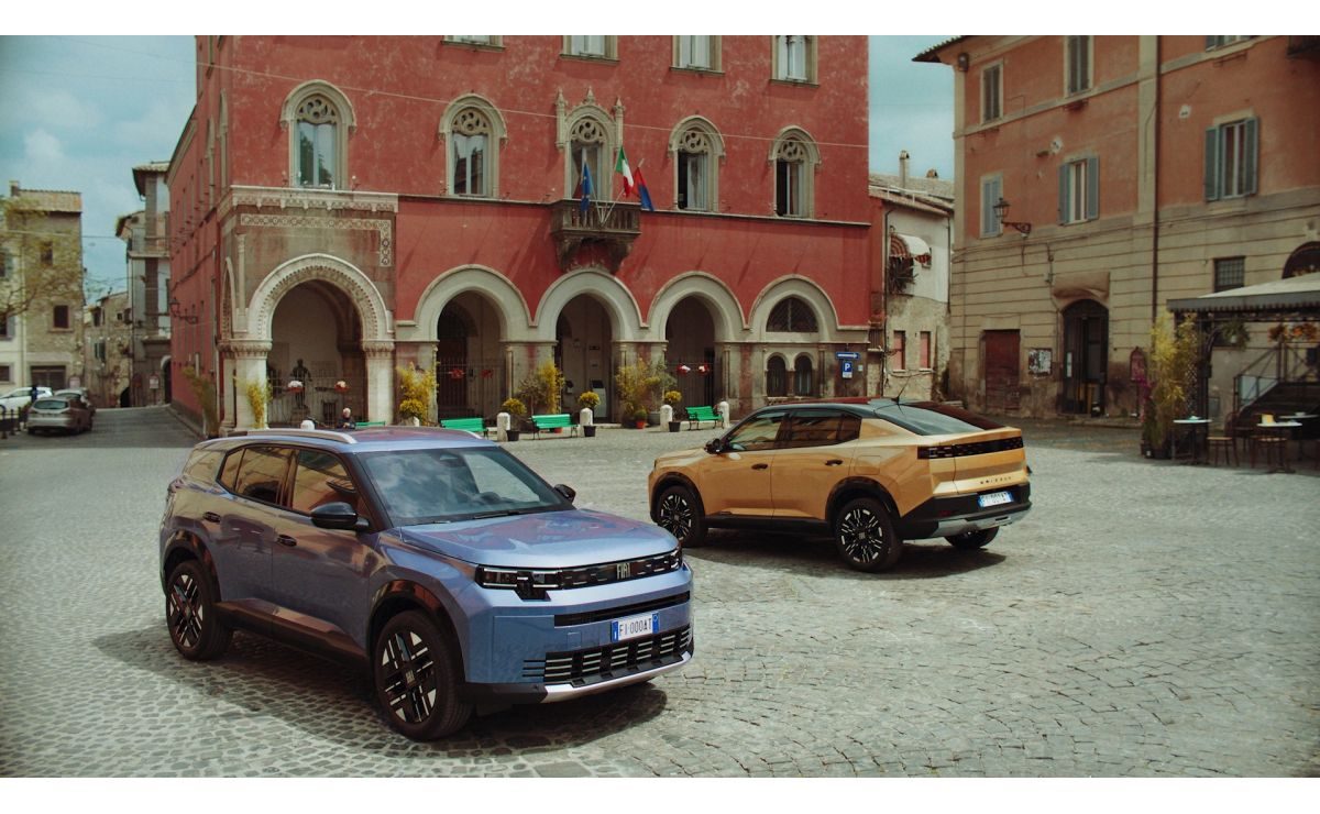 Fiat Grizzly Electric 2027 - main model photo, exterior, front 3q with fastback