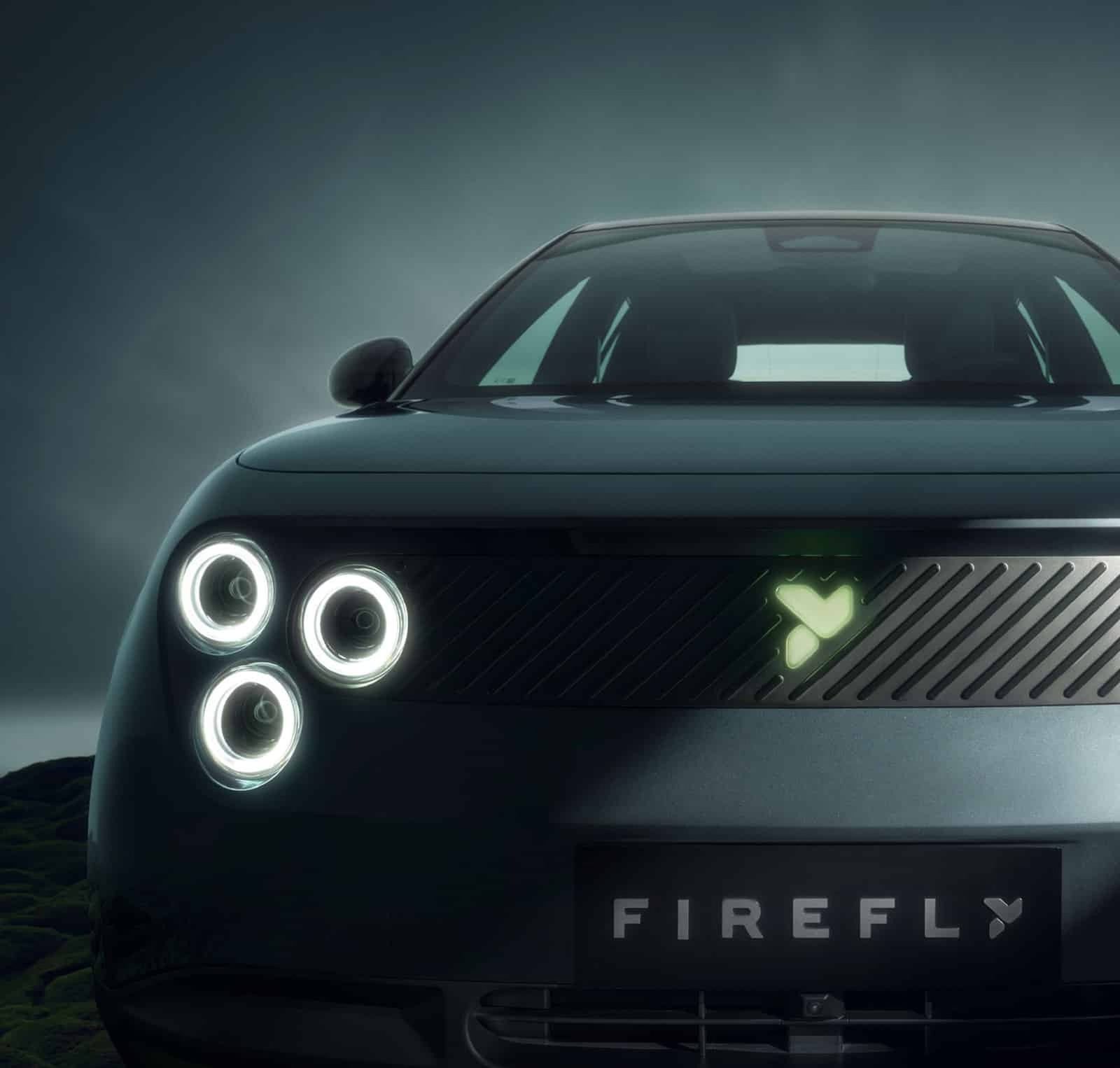 firefly EV 2026 - exterior, front detail studio, China Halo Habitat launch reference market