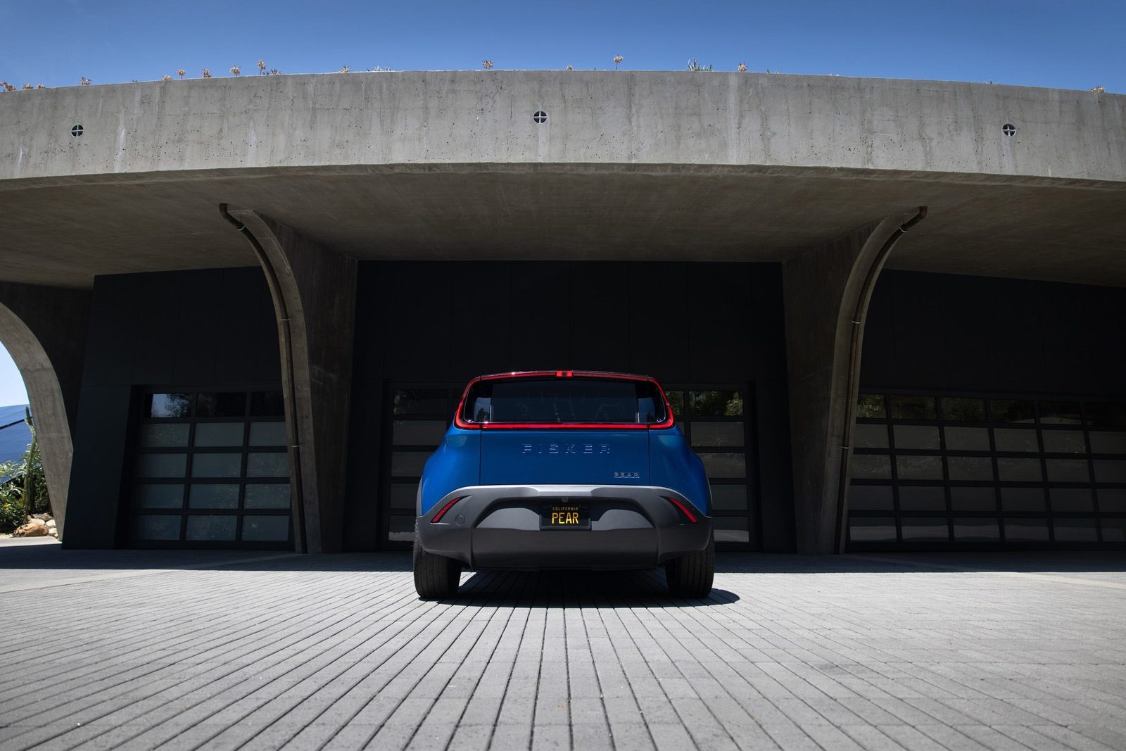 Fisker PEAR 2025 - exterior, rear view, US/global cancelled pre-production reference market