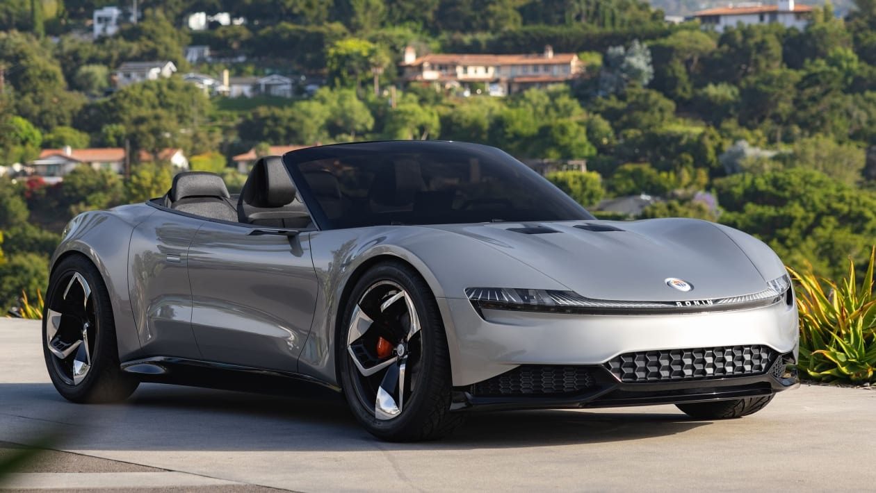 Fisker Ronin 2025 - main model photo, exterior, front three quarter top down, US/global cancelled concept reference market