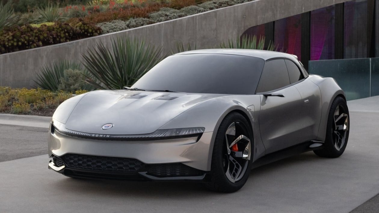 Fisker Ronin 2025 - exterior, front three quarter closed roof, US/global cancelled concept reference market