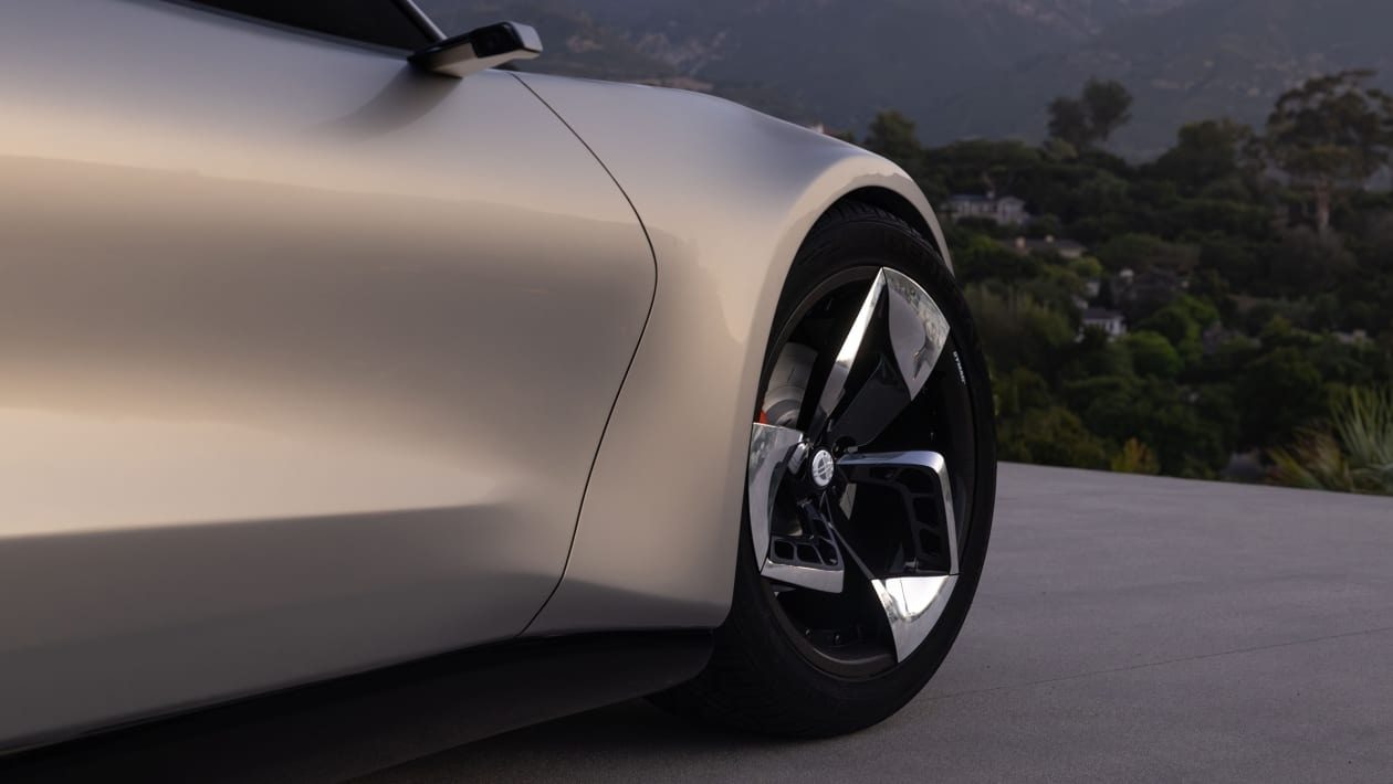 Fisker Ronin 2025 - exterior, wheel side detail, US/global cancelled concept reference market
