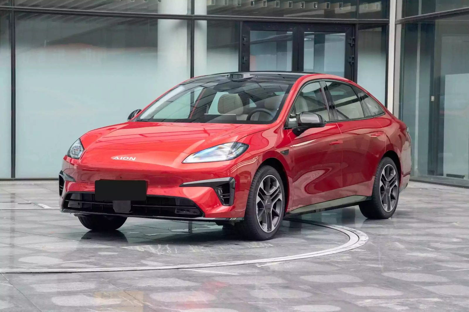 GAC Aion Aion RT 2024 - exterior, front 3q red, china market