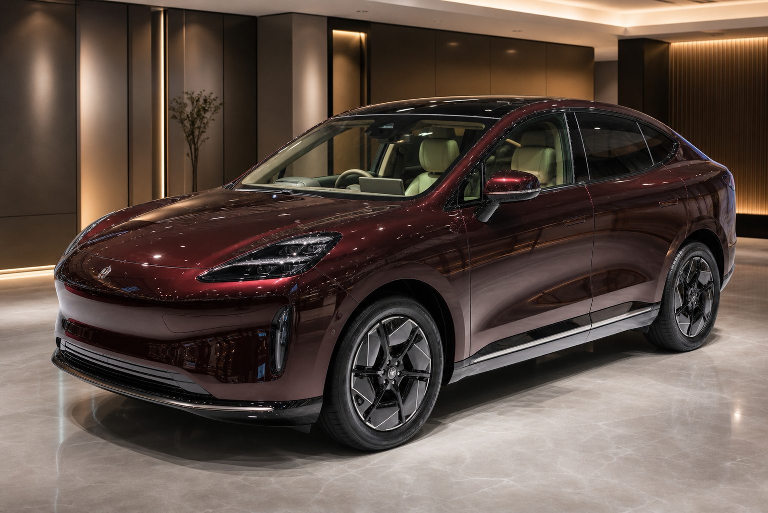 GAC Aion Hyptec HT / Hyper HT 2023 — главное фото модели, экстерьер, вид спереди 3/4, рынок internal_mvp