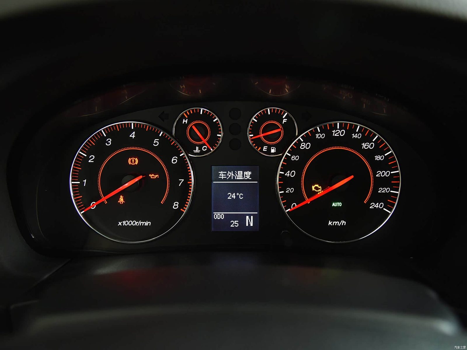 GAC Trumpchi GA5 PHEV 2016 - interior, instrument cluster