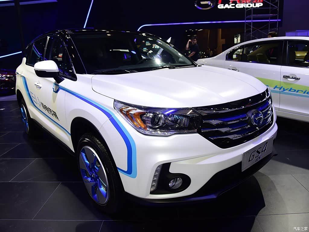 GAC Trumpchi GS4 EV 2016 - main model photo, exterior, front three-quarter view, China archive exact-specification reference market