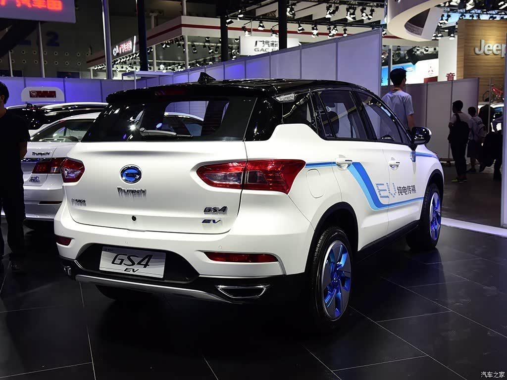 GAC Trumpchi GS4 EV 2016 - exterior, rear 3q opposite, China archive exact-specification reference market