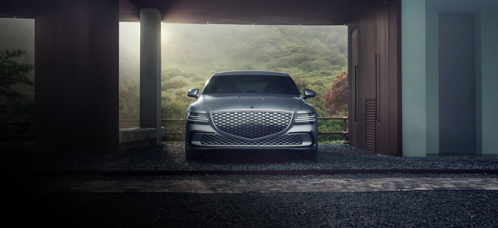 Genesis Electrified G80 2026 - exterior, front view, Global reference market