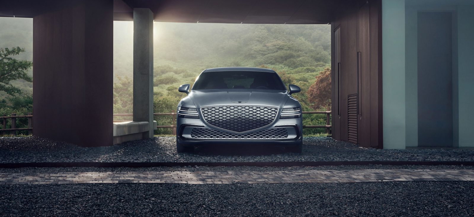 Genesis Electrified G80 2026 - exterior, front view, Global reference market
