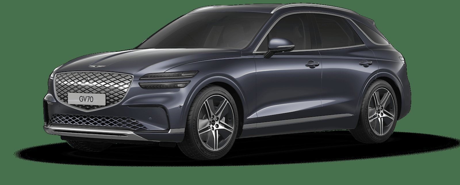 Genesis Electrified GV70 2026 - exterior, color ceres blue, Global reference market
