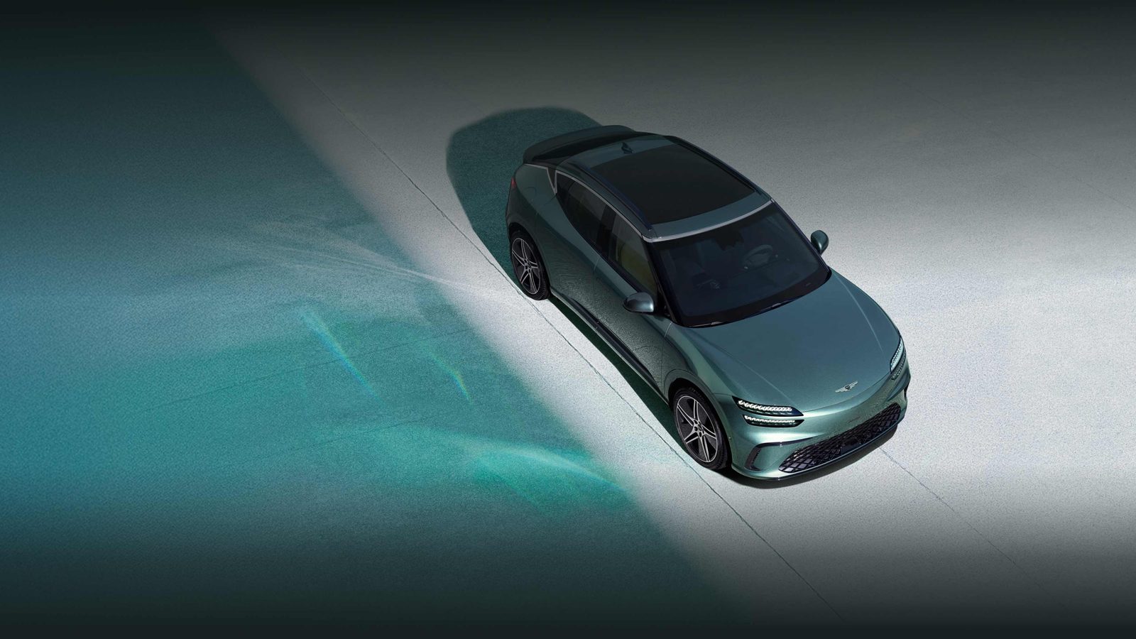 Genesis GV60 2026 - exterior, front three-quarter view, Global reference market