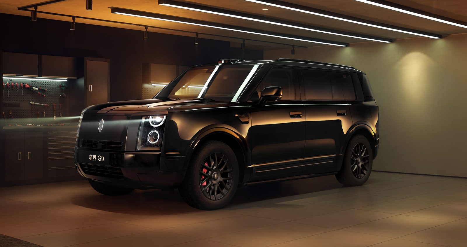 HIMA Stelato G9 EREV 2026 - exterior, front three quarter studio, China market