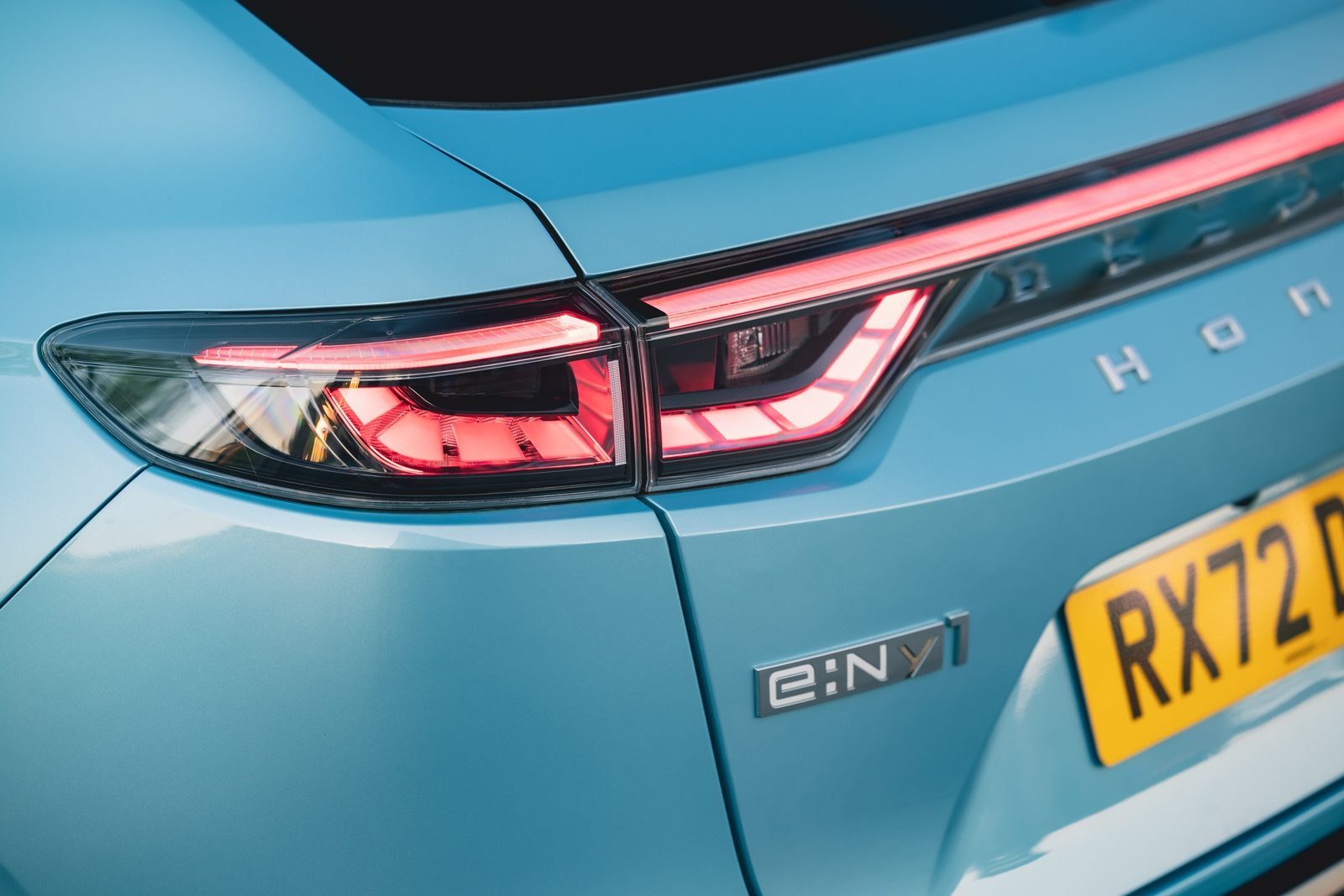 Honda e:Ny1 Global 2023 - exterior, rear light detail, Europe/global reference market