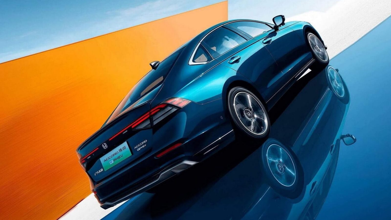 Honda Accord e:PHEV China 2023 - exterior, rear three-quarter view, china market