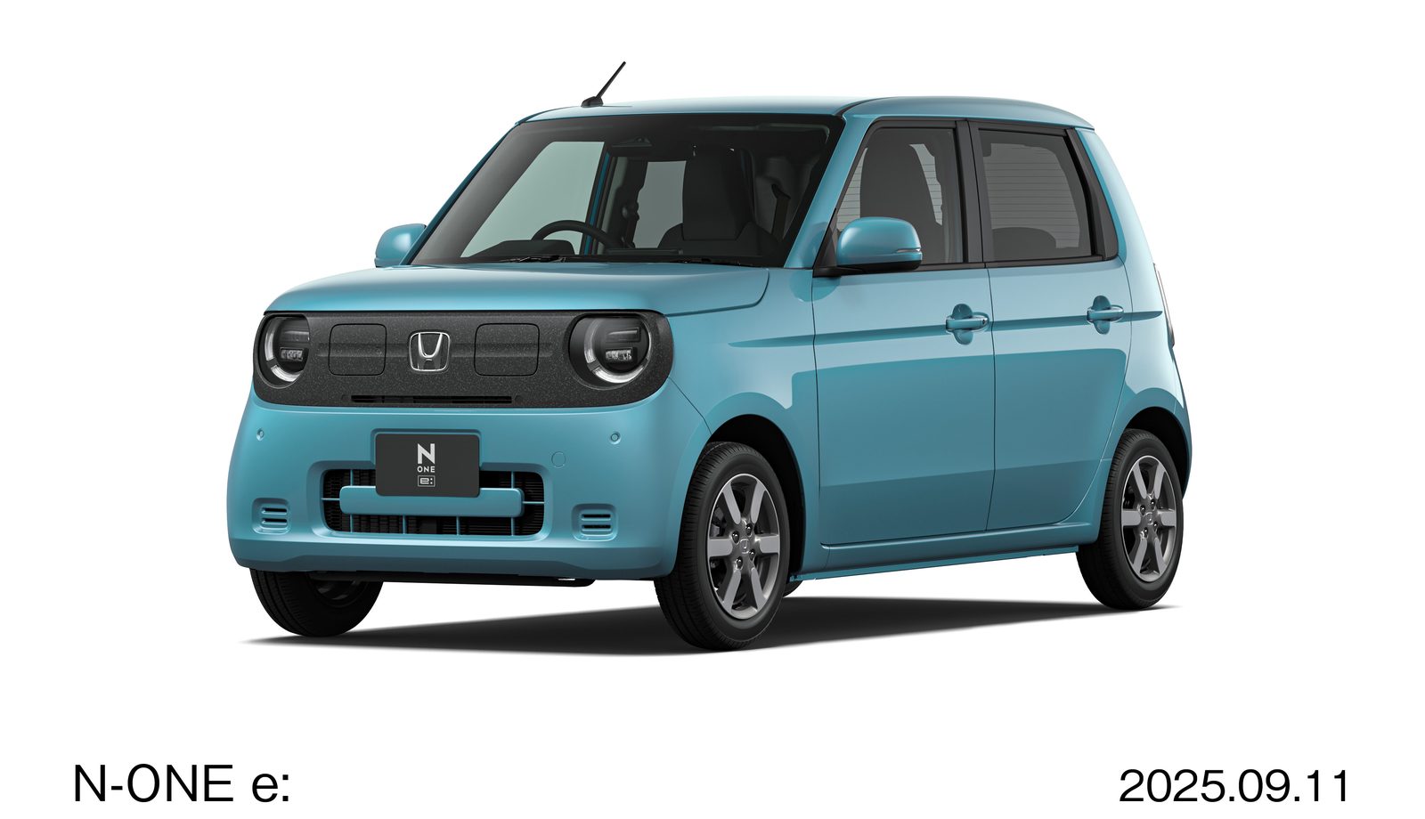 Honda N-ONE e: Japan 2025 - main model photo, exterior, front three-quarter view, Japan market