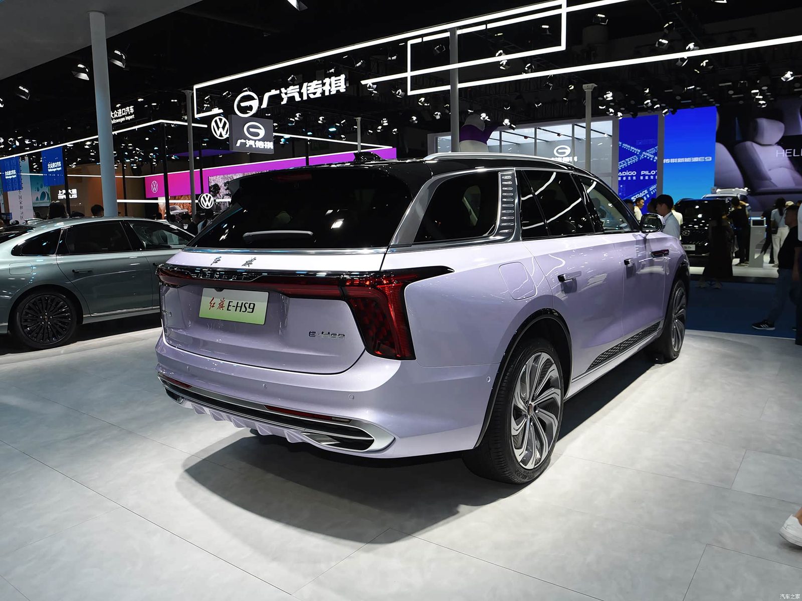 Hongqi E-HS9 2020 - exterior, rear 3q alt, China market