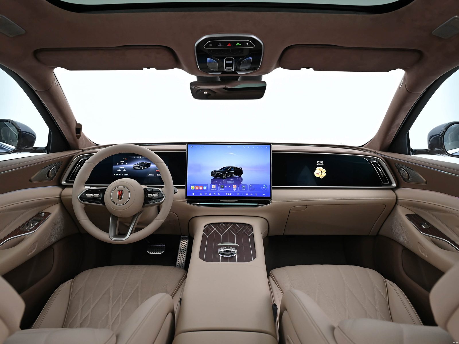 Hongqi H9 PHEV (new generation) 2026 - interior, dashboard, China market