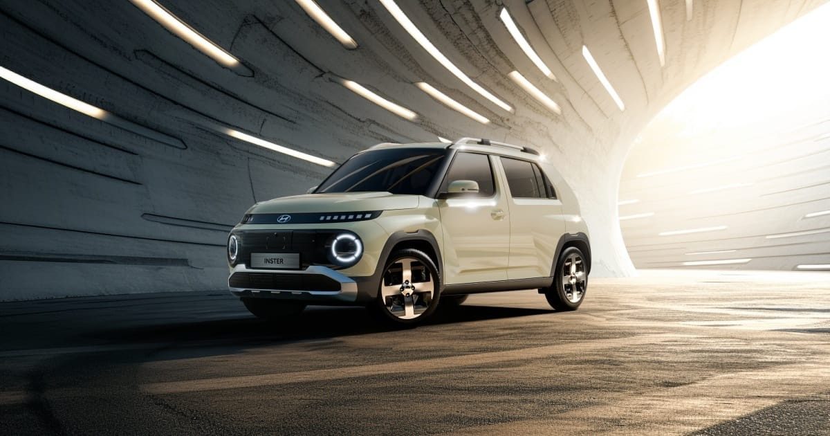 Hyundai Inster / Casper Electric 2024 — главное фото модели, экстерьер, вид спереди 3/4, рынок Global / EV Query only