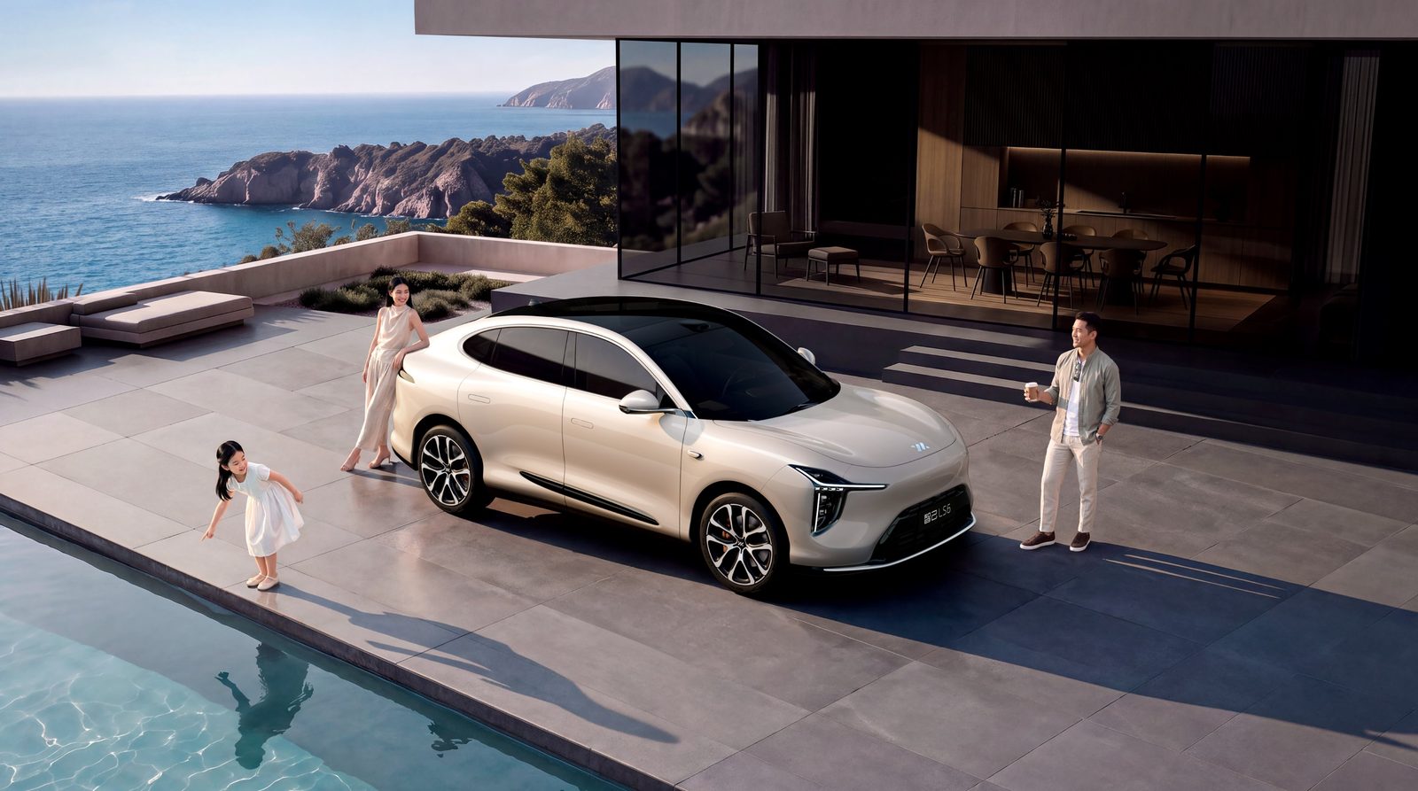 IM Motors LS6 EV NEXT 2027 2026 - exterior, front 3q lifestyle
