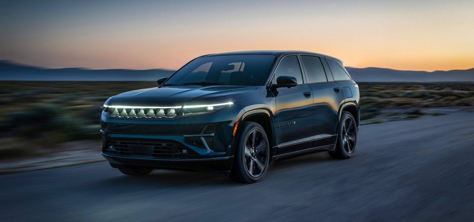 Jeep Wagoneer S 2025 — главное фото модели, экстерьер, front 3q road, рынок US official