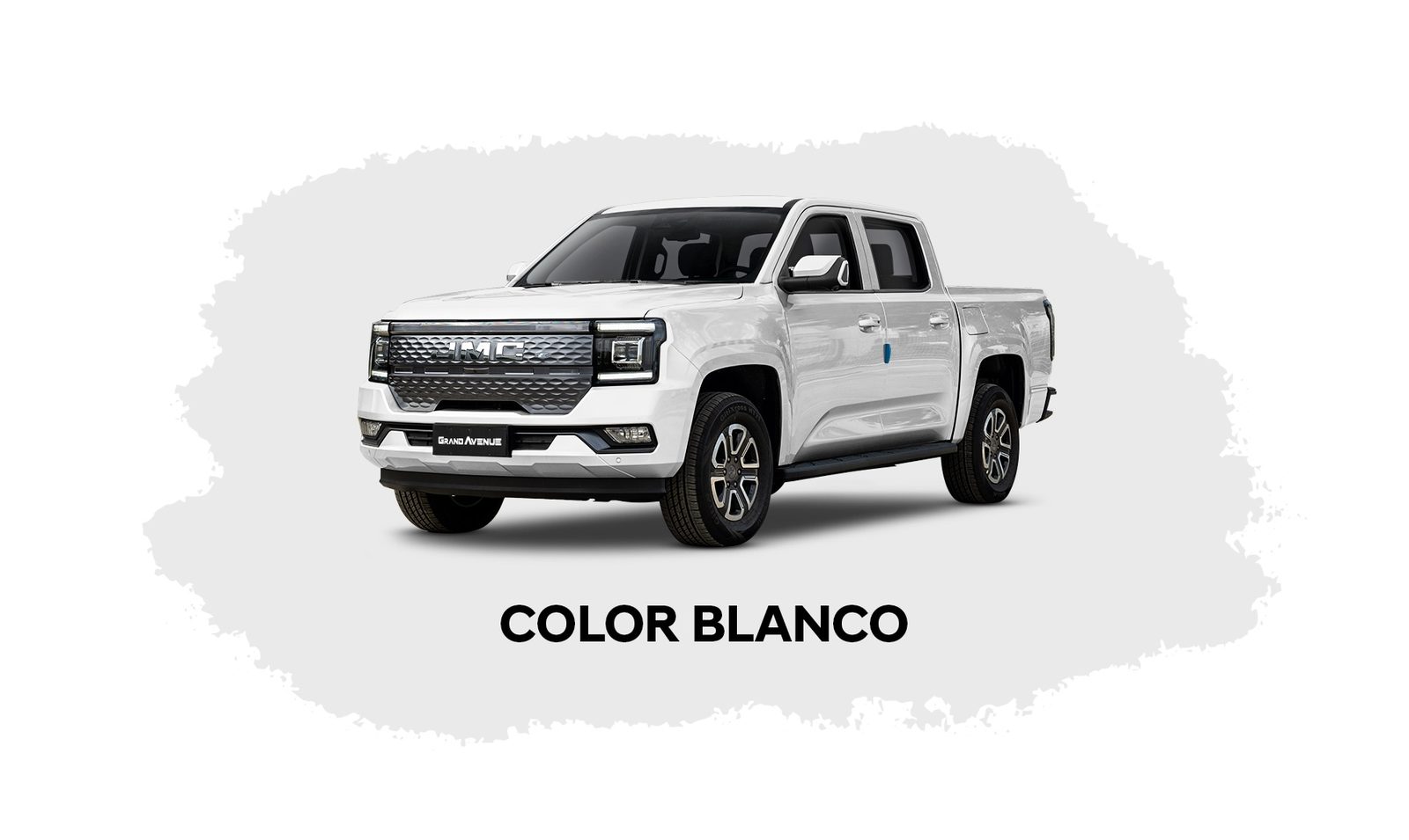 JMC Pickup Dadao EV / Grand Avenue EV 2024 - exterior, front 3q white, Peru market