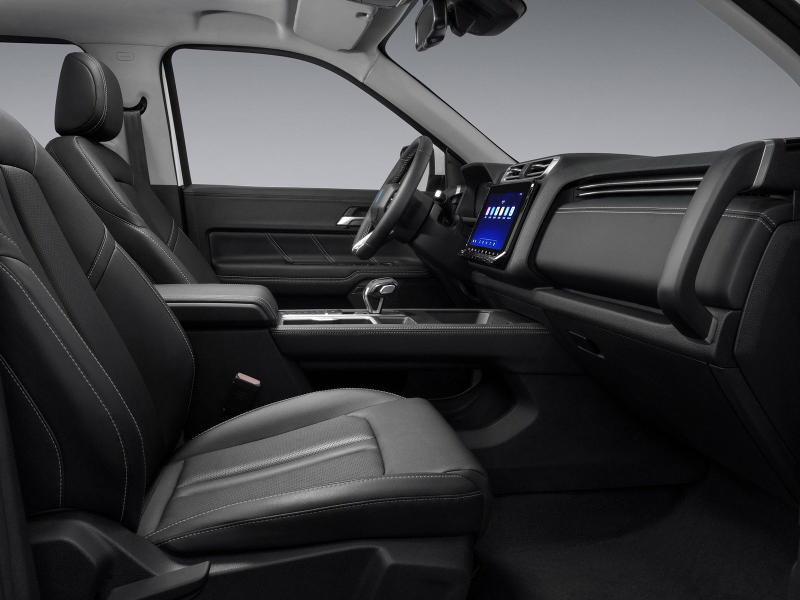 JMC Pickup Dadao EV / Grand Avenue EV 2024 — интерьер, front cabin, рынок China