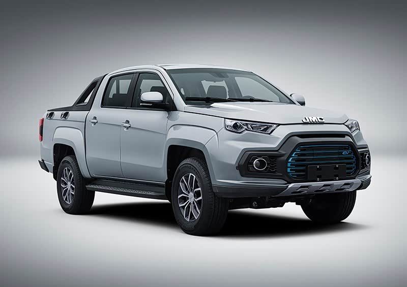 JMC Pickup Yuhu EV 2019 - main model photo, exterior, front three-quarter view, China market