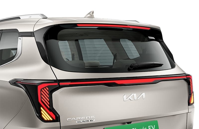 Kia Carens Clavis EV Global - exterior, rear lighting detail, India / global reference market