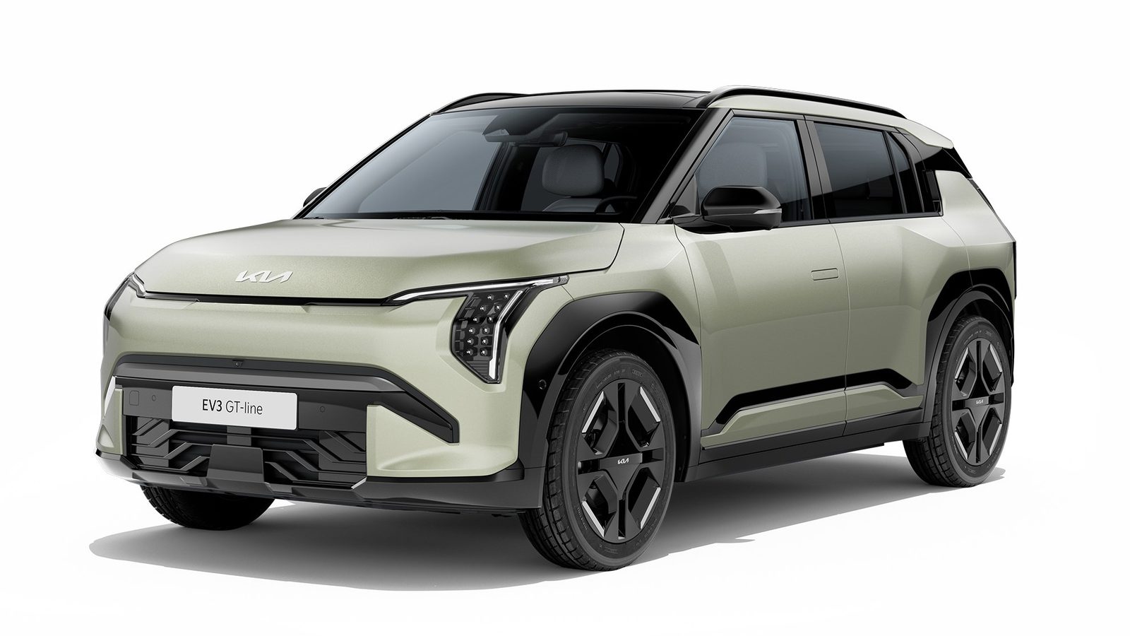 Kia EV3 Global 2024 — главное фото модели, экстерьер, вид спереди 3/4, рынок internal_mvp