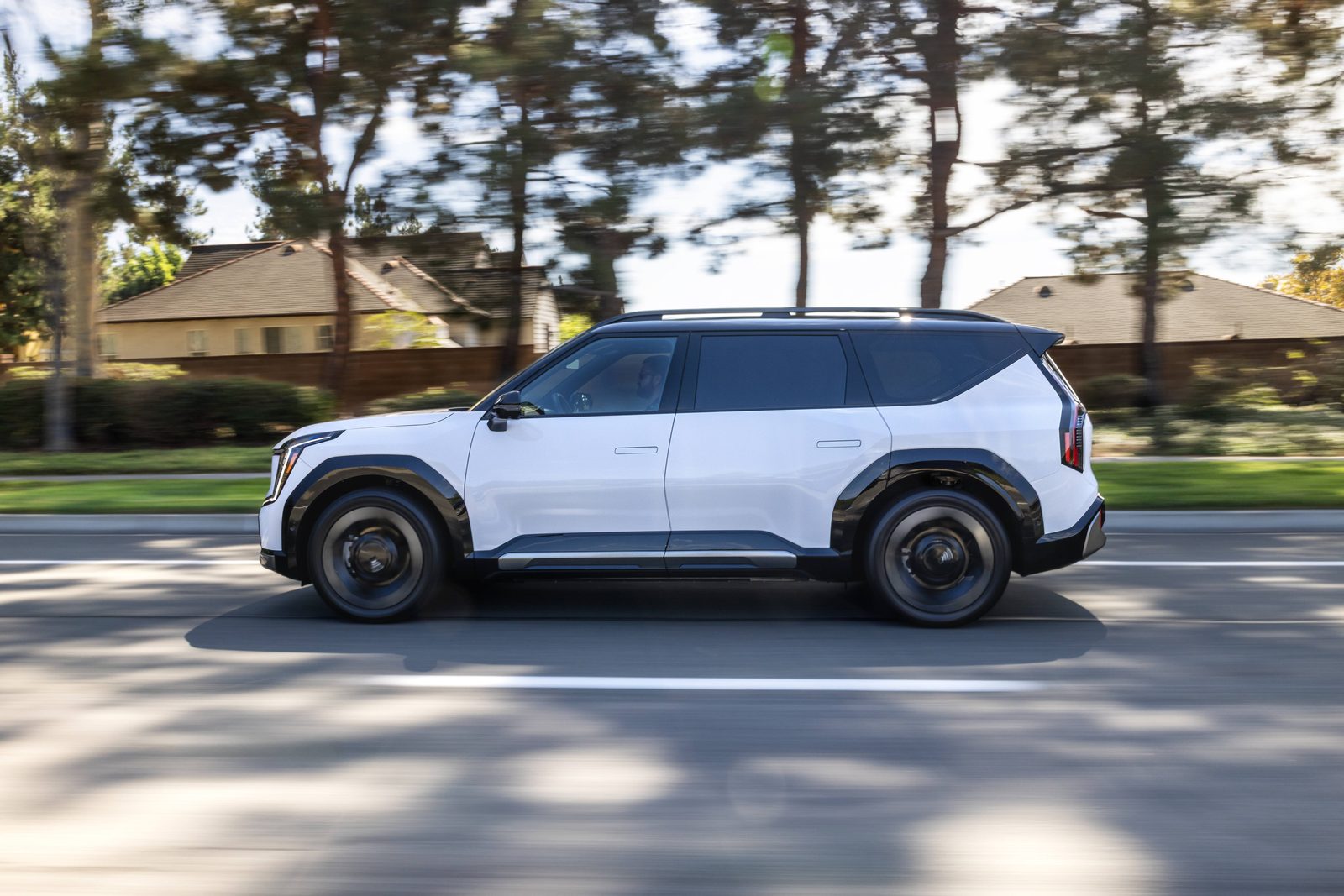 Kia EV9 Global 2026 — экстерьер, вид сбоку, рынок US / global official press media