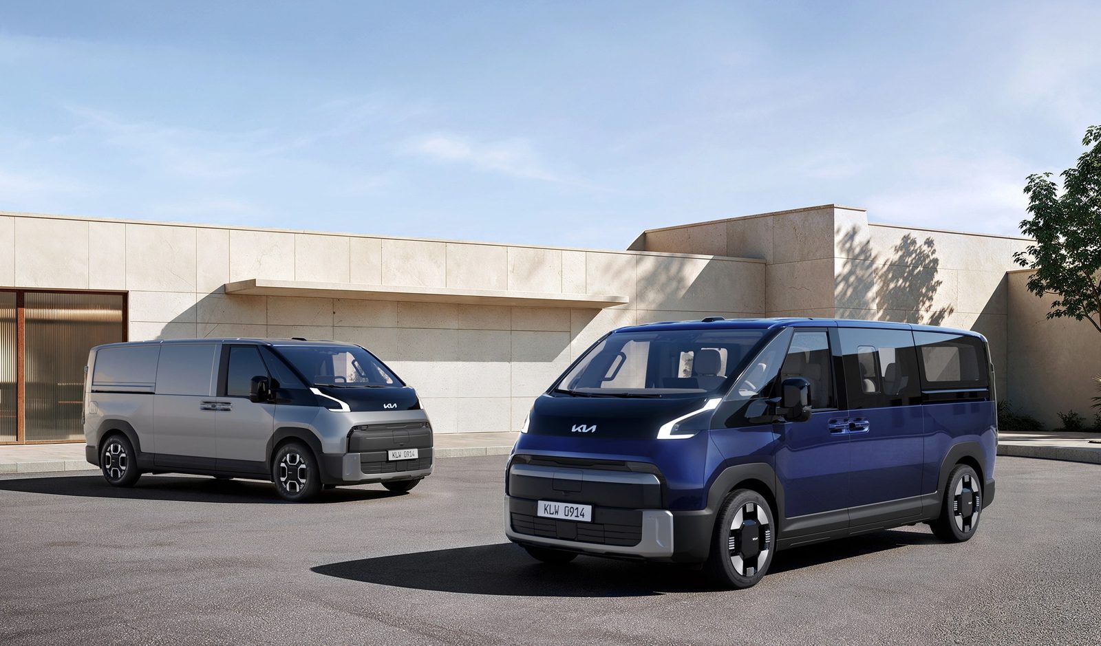 Kia PV7 2026 - main model photo, exterior, front three-quarter view, global market
