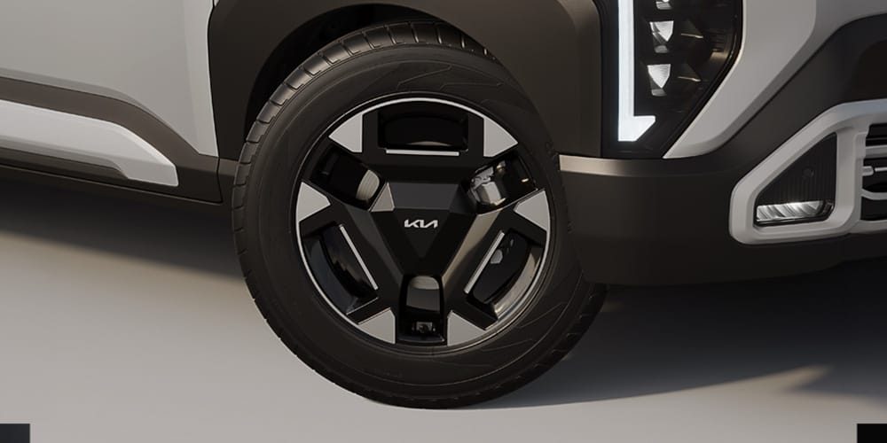 Kia Syros EV Global - exterior, wheel detail, India / global reference market