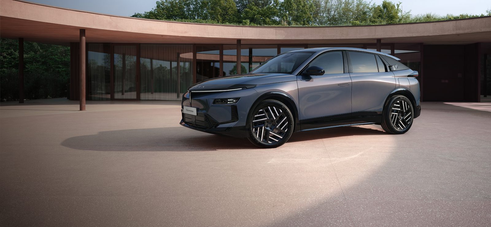 Lancia Gamma EV Europe 2026 - main model photo, exterior, front side, Europe market