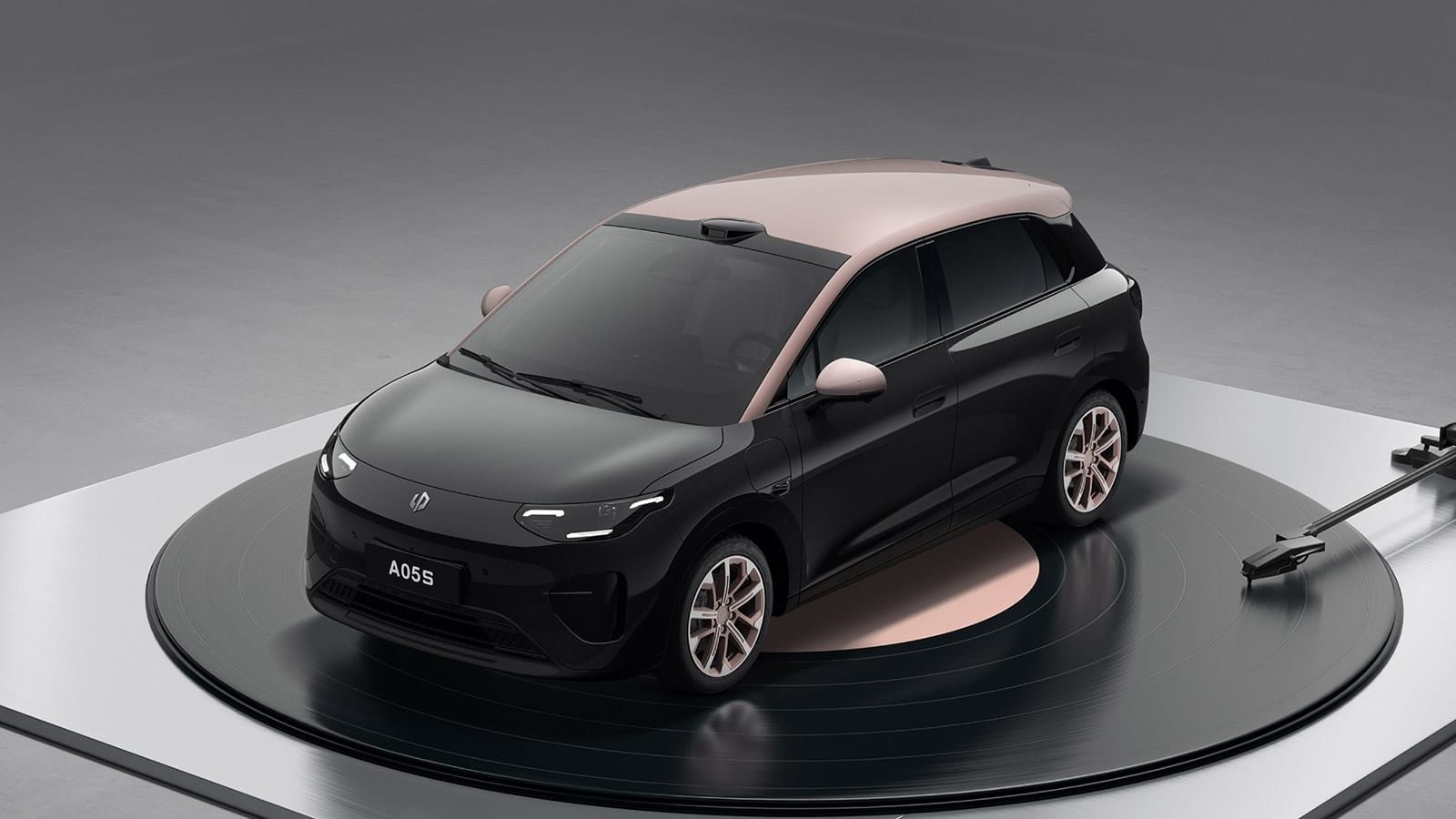 Leapmotor A05s EV - main model photo, exterior, front three quarter turntable, China prelaunch reference market