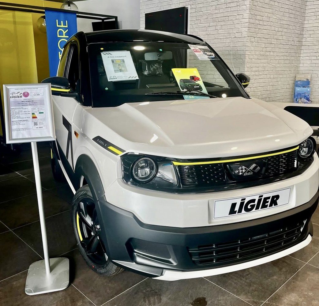Ligier Myli 2023 — экстерьер, front 3q alt, рынок Europe public-rights reference