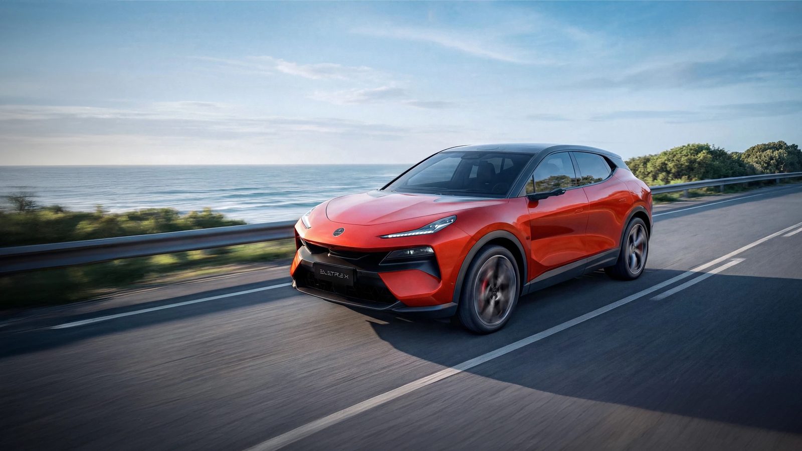 Lotus For Me / Eletre X 2026 - exterior, front 3q action, global market