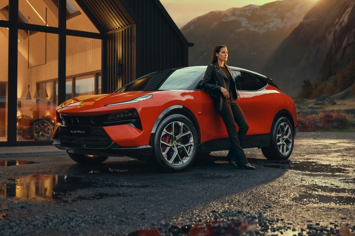 Lotus For Me / Eletre X 2026 - exterior, front 3q lifestyle, global market