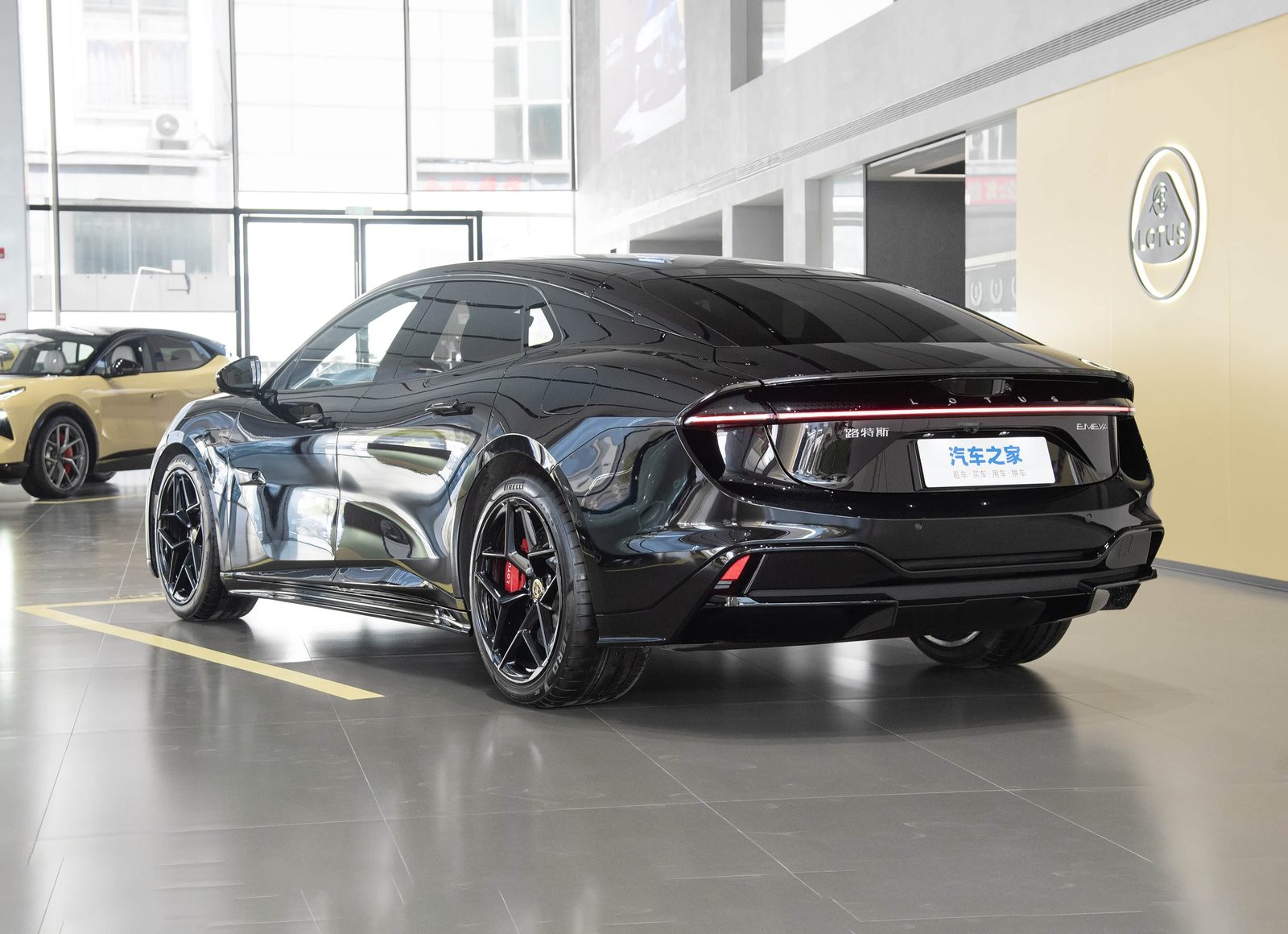 Lotus Emeya 2025 - exterior, rear 3q opposite, China market