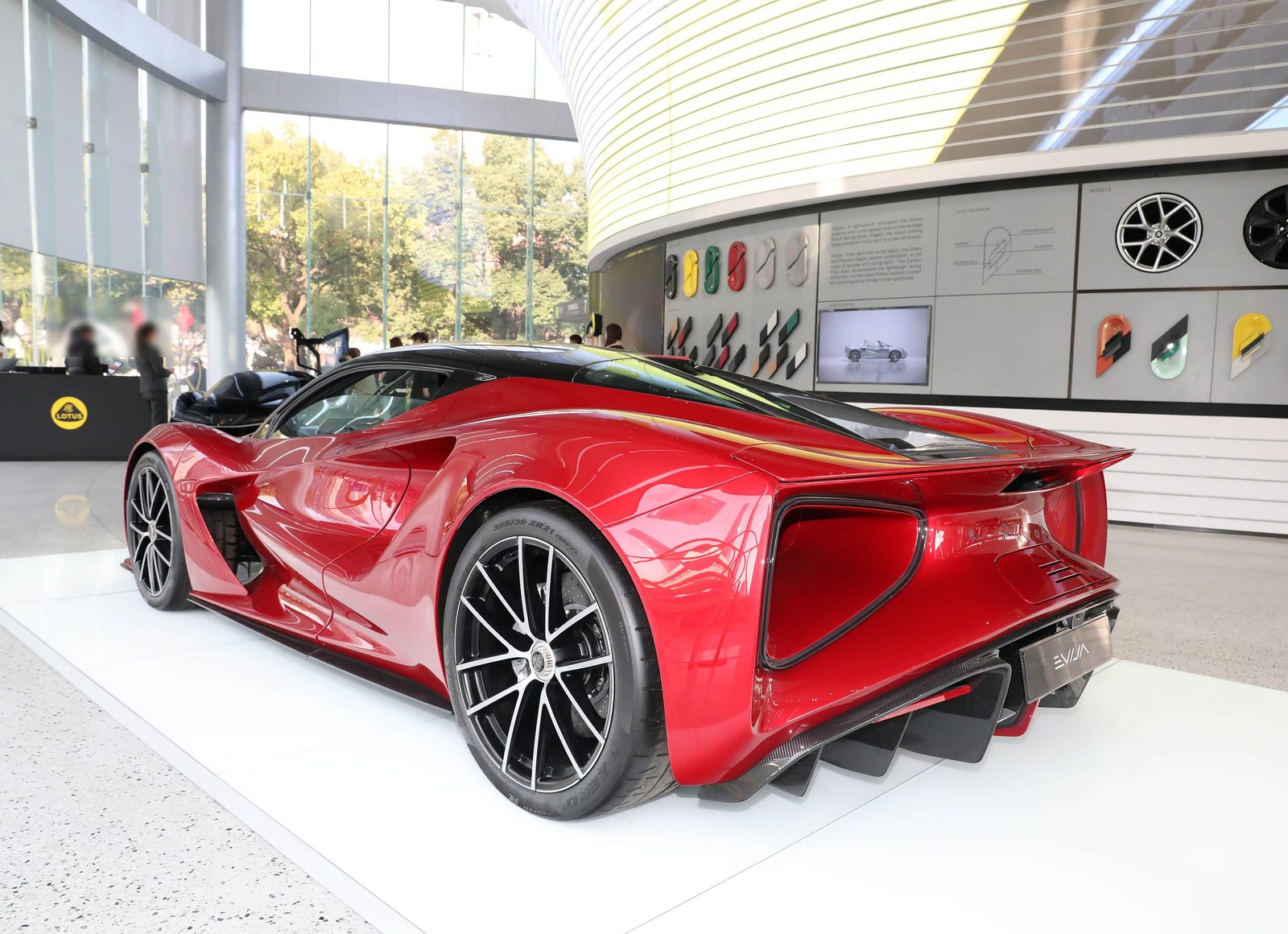 Lotus Evija 2020 - exterior, rear 3q opposite, China / global reveal archive market