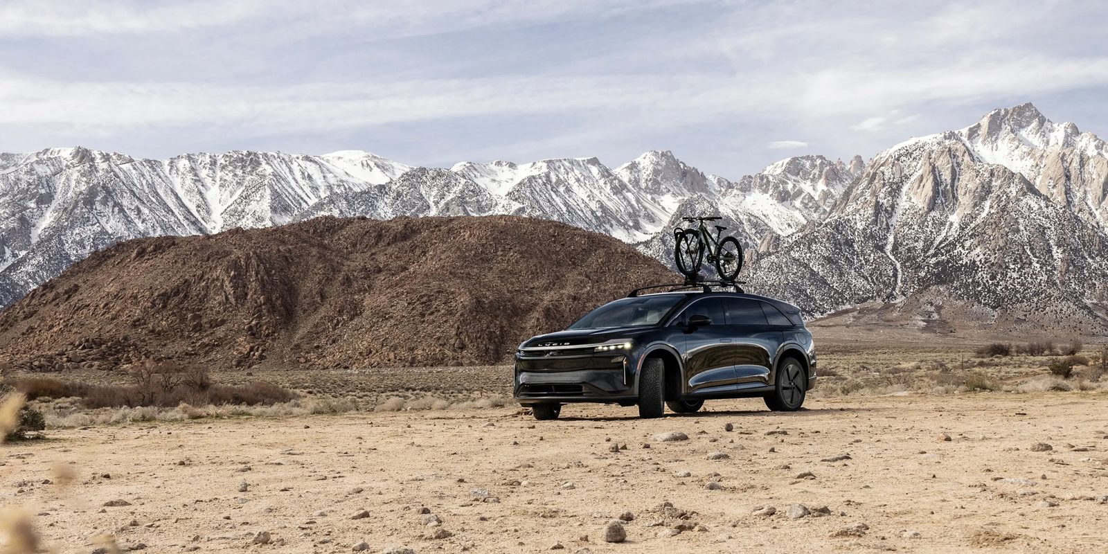 Lucid Gravity 2025 - exterior, side view, US / global reference market