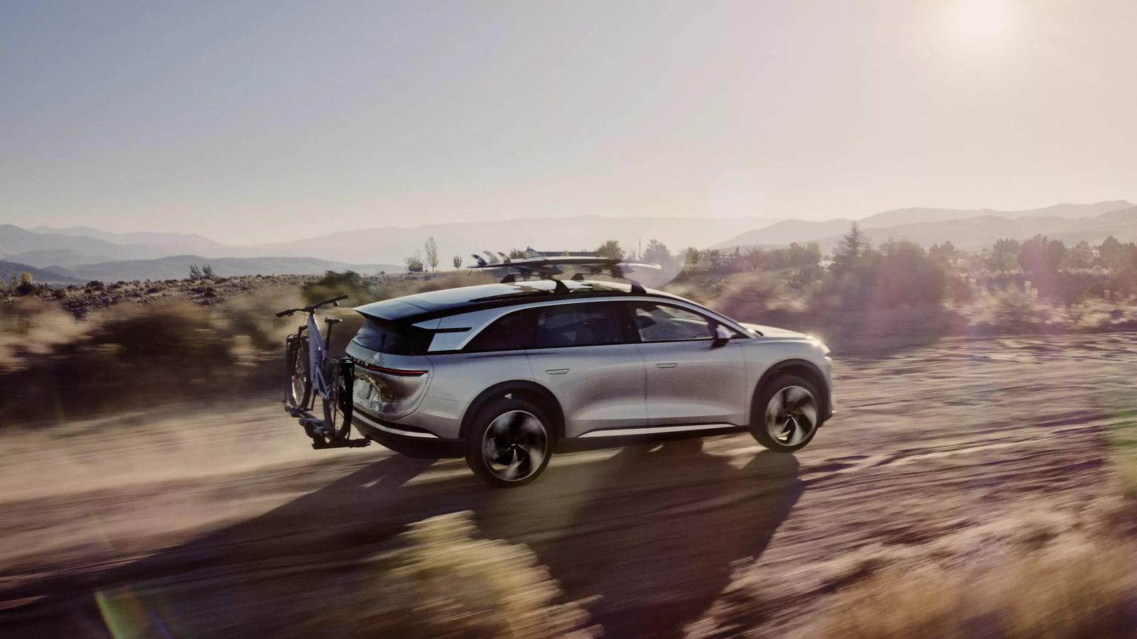 Lucid Gravity 2023 - exterior, side view, US / global reference market