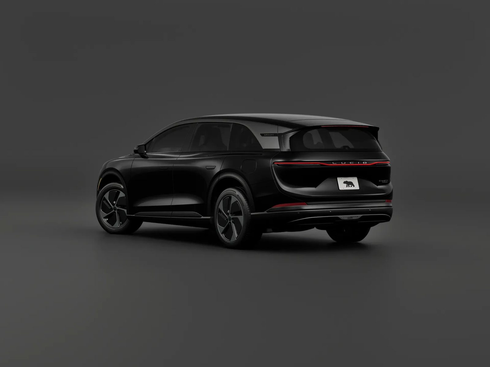 Lucid Gravity 2026 - exterior, rear three-quarter view, US / global reference market