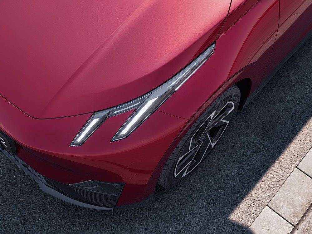 Lynk & Co 02 2025 - exterior, headlamp detail, Europe / global market