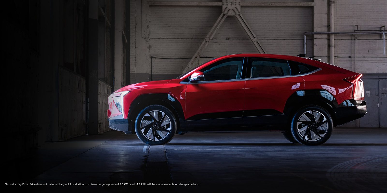 Mahindra XEV 9e 2025 - exterior, side profile studio, india_reference market