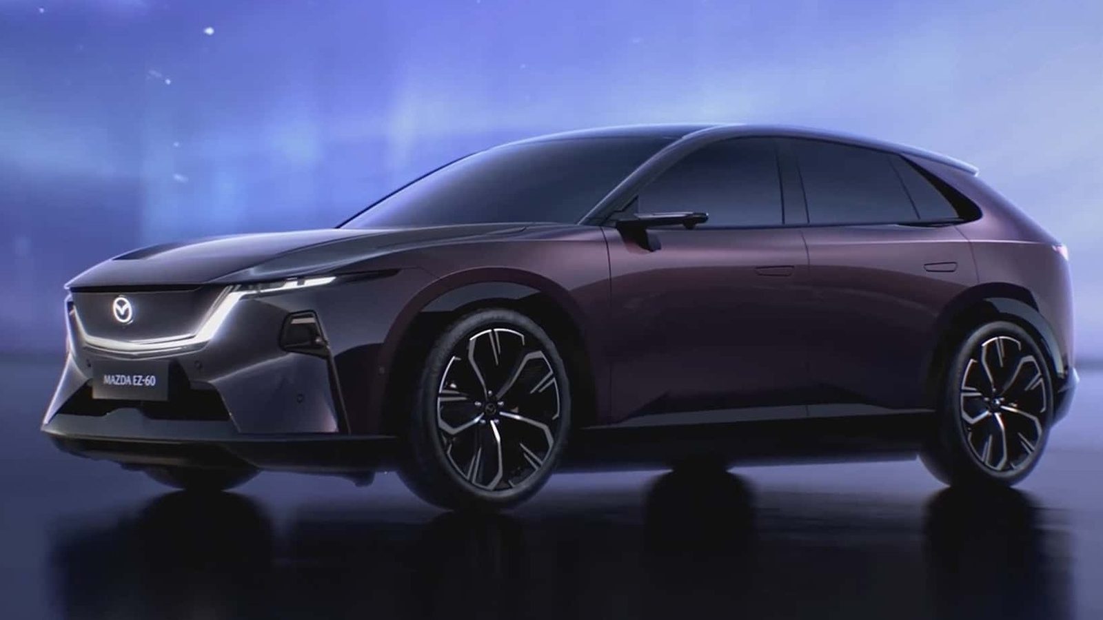 Mazda EZ-60 / CX-6e China EV 2025 - exterior, front three-quarter view